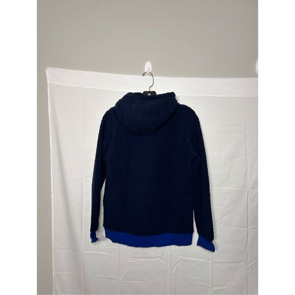 Lands End blue fleece hoodie size 14/16 - Picture 2 of 4